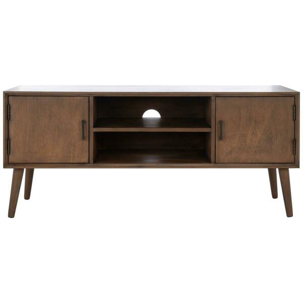 Safavieh Sorrel Mid - Century Media Stand, Brown MED5701C